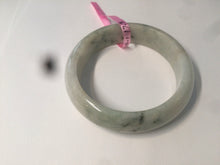 Load image into Gallery viewer, 55.2mm Type A 100% Natural green Jadeite Jade bangle AQ38
