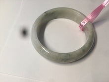 Load image into Gallery viewer, 55.2mm Type A 100% Natural green Jadeite Jade bangle AQ38

