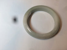 Load image into Gallery viewer, 54.7mm certified 100% natural type A light green/white/brown jadeite jade bangle X116-7753
