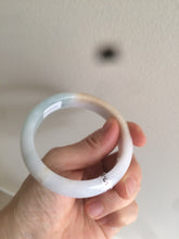 Load image into Gallery viewer, 57.8mm 100% certified natural  light green/blue/yellow jadeite jade bangle S27-3228
