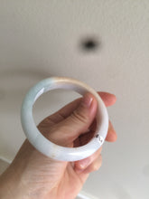 Load image into Gallery viewer, 57.8mm 100% certified natural  light green/blue/yellow jadeite jade bangle S27-3228

