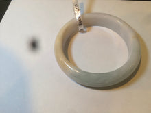 Load image into Gallery viewer, 57.8mm 100% certified natural  light green/blue/yellow jadeite jade bangle S27-3228

