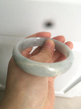 Load image into Gallery viewer, 59mm Certified Type A 100% Natural light green Jadeite Jade bangle D75-3759
