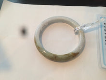 Load image into Gallery viewer, 59mm Certified Type A 100% Natural white/yellow/green Jadeite Jade bangle D59-0575

