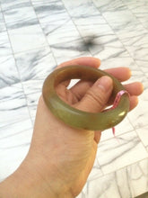 Load image into Gallery viewer, 52.9mm 100% Natural yellow/red/orange/gray Xiu Jade (Serpentine) (The Origin of Life) bangle A30
