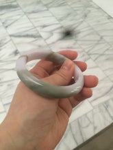 Load image into Gallery viewer, 55mm Certified 100% natural Type A green/purplejadeite jade bangle R77-2597
