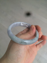Load image into Gallery viewer, 55.5mm certified Type A 100% Natural light green Jadeite Jade bangle D66-9679

