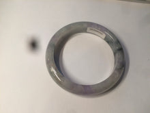 Load image into Gallery viewer, 56.5mm certified 100% natural Type A green purple jadeite jade bangle AM11-5607
