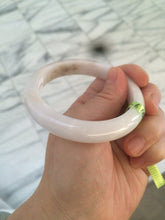 Load image into Gallery viewer, 56mm certificated Type A 100% Natural white/red/brown Jadeite Jade bangle AE24-5700
