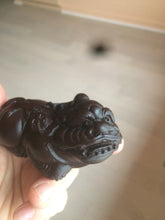 Load image into Gallery viewer, Handmade Craved Real ebony wood(黑檀木) PIXIu desk home decor CB32
