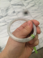 Load image into Gallery viewer, 54.5mm 100% natural Type A green/white/yellow jadeite jade bangle Q21
