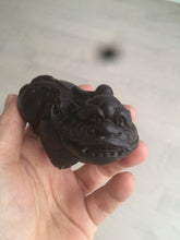 Load image into Gallery viewer, Handmade Craved Real ebony wood(黑檀木) PIXIu desk home decor CB32
