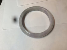 Load image into Gallery viewer, 55.5mm certified Type A 100% Natural light green Jadeite Jade bangle D66-9679

