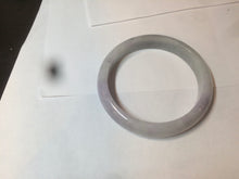 Load image into Gallery viewer, 55.5mm certified Type A 100% Natural light green Jadeite Jade bangle D66-9679
