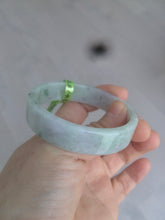 Load image into Gallery viewer, 52mm Certified type A 100% Natural sunny green/purple Jadeite Jade bangle  X79-7275
