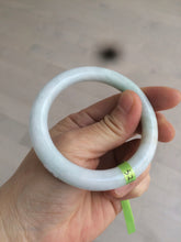 Load image into Gallery viewer, 52mm certified Type A 100% Natural green/orange/white round cut Jadeite Jade bangle R72-5679

