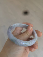Load image into Gallery viewer, 56.5mm certified 100% natural Type A green/brown/purple jadeite jade bangle AQ26-2685
