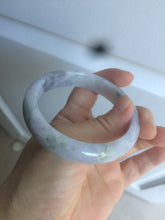 Load image into Gallery viewer, 56.5mm certified 100% natural Type A green/brown/purple jadeite jade bangle AQ26-2685
