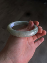 Load image into Gallery viewer, 54.4mm Certified Type A 100% Natural white/light green Jadeite Jade bangle AF61-9774
