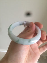 Load image into Gallery viewer, 53.6mm certified 100% natural Type A sunny green purple white jadeite jade bangle AS21-4141
