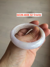Load image into Gallery viewer, Sale! Certified type A 100% 55-61mm Natural green/white/purple Jadeite bangle group AG6
