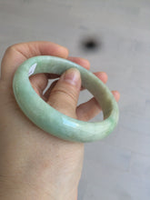 Load image into Gallery viewer, 56mm certified Type A 100% Natural sunny green/yellow Jadeite Jade bangle AR15-2704
