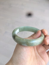 Load image into Gallery viewer, 56.8mm certified Type A 100% Natural green/brown/black Jadeite Jade bangle AR14-4311
