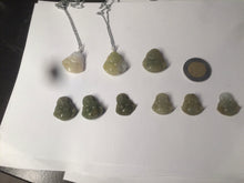 Load image into Gallery viewer, 100% Natural type A yellow happy buddha jadeite Jade pendant necklace AM19
