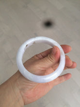 Load image into Gallery viewer, 59.4mm Certified type A 100% Natural light green/light purple/white Jadeite bangle J109-0514

