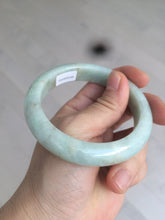 Load image into Gallery viewer, 56.7mm Certified Type A 100% Natural light green/brown Jadeite Jade bangle AC64-0160
