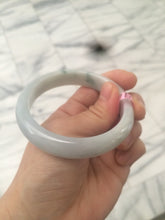 Load image into Gallery viewer, 56mm Type A 100% Natural green/white Jadeite Jade bangle Z15
