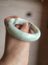 Load image into Gallery viewer, Sale! 57.4 mm Certified Type A 100% Natural green/purple/yellow(福禄寿) Jadeite Jade bangle Q92-2410
