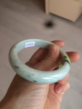 Load image into Gallery viewer, 58.3mm Certified 100% natural Type A green/purple jadeite jade bangle AJ23-6197
