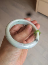 Load image into Gallery viewer, 58.3mm Certified 100% natural Type A green/purple jadeite jade bangle AJ23-6197
