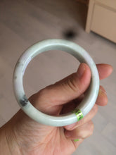 Load image into Gallery viewer, 58.3mm Certified 100% natural Type A green/purple jadeite jade bangle AJ23-6197
