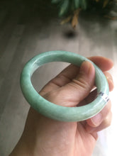 Load image into Gallery viewer, 56.6mm Certified Type A 100% Natural green Jadeite Jade bangle AS25-2481
