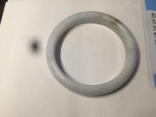 Load image into Gallery viewer, 58.8mm certified Type A 100% Natural light green/purple Jadeite bangle D85-1702
