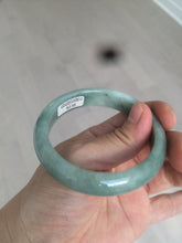 Load image into Gallery viewer, 56.2 mm certificated Type A 100% Natural green/orange Jadeite Jade bangle AC54-6339
