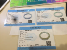 Load image into Gallery viewer, Sale! 100% natural Type A icy green/brown/purple jadeite jade XXXS bangle group12
