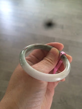 Load image into Gallery viewer, 53.6mm 100% natural Type A green/brown/white/light pink jadeite jade bangle Z18
