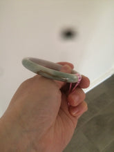 Load image into Gallery viewer, 53.6mm 100% natural Type A green/brown/white/light pink jadeite jade bangle Z18
