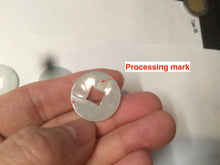 Load image into Gallery viewer, 18-19.6mm Type A 100% Natural sunny green/ light purple/white Jadeite Jade ancient Chinese coin pendant group AT75
