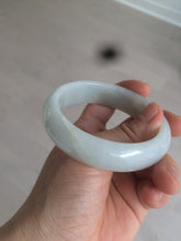 Load image into Gallery viewer, 56.7mm Type A 100% Natural light green yellow Jadeite Jade bangle GC4
