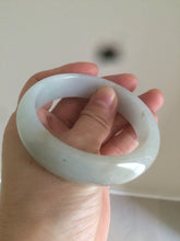 Load image into Gallery viewer, 56.7mm Type A 100% Natural light green yellow Jadeite Jade bangle GC4
