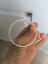 Load image into Gallery viewer, 53.5mm Certified Type A 100% Natural green purple thin jadeite jade bangle AQ50-2834
