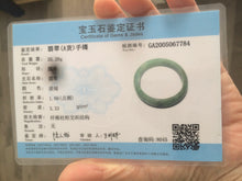 Load image into Gallery viewer, Certified 51.5 mm Type A 100% Natural green/yellow/brown oval Jadeite Jade bangle G67-7784
