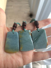Load image into Gallery viewer, Type A 100% Natural  light blue Jadeite Jade safe and sound pendant group RP-1
