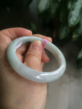 Load image into Gallery viewer, 52.6mm certified Type A 100% Natural white/brown Jadeite Jade bangle AB53-0005
