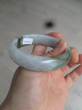 Load image into Gallery viewer, 57.6mm certified type A 100% Natural brown/balck/white jadeite jade bangle C72-4152
