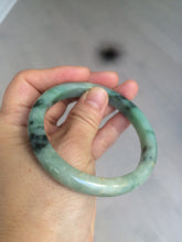 Load image into Gallery viewer, 58mm Certified Type A 100% Natural green/yellow Jadeite Jade bangle AS49-5045
